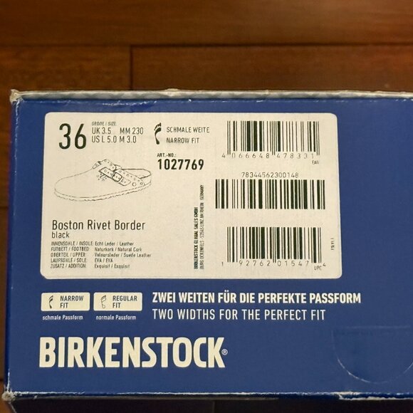 BIRKENSTOCK Suede Boston Rivets - Picture 10 of 11